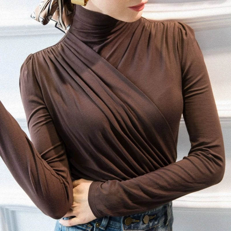 Women’s Pleated Long Sleeve
