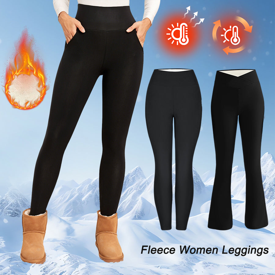 Women’s Fleece Lined Flared Leggings
