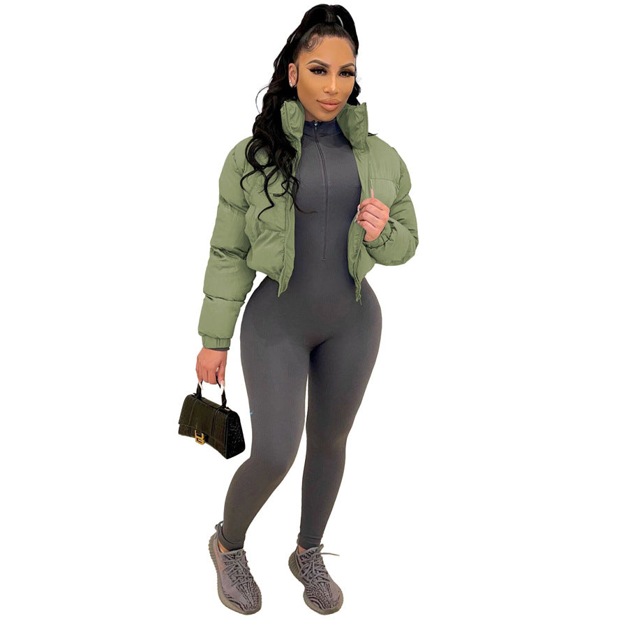 Crop Puffer Coat