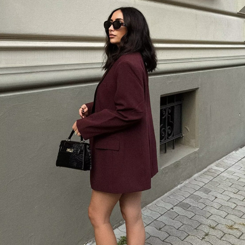 Straight Blazer Jacket