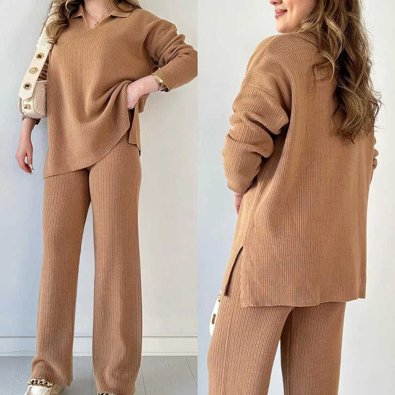Elegant Knit Lounge Set