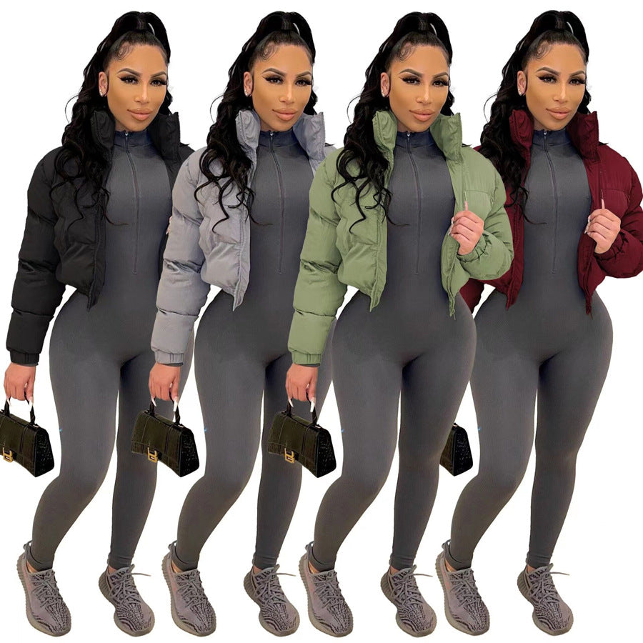 Crop Puffer Coat