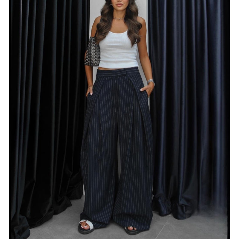 Pleated Casual Trousers